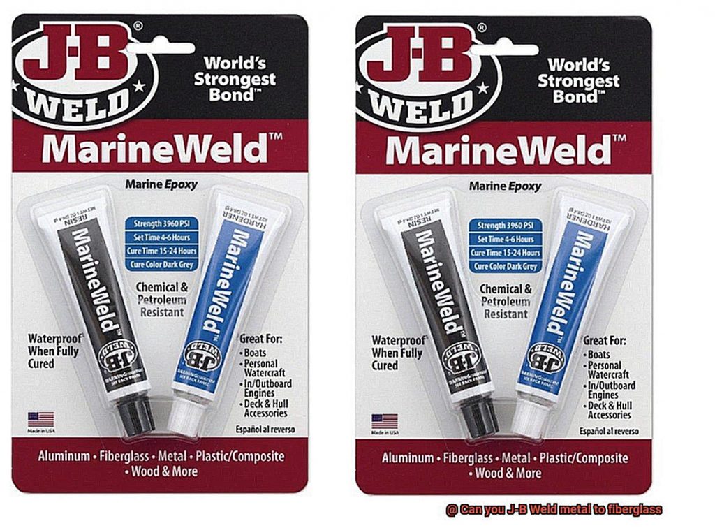 Can you JB Weld metal to fiberglass? Glue Things