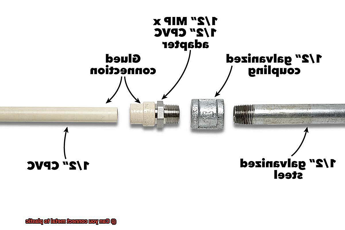 Can you connect metal to plastic-2