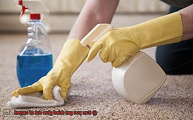 Can you get dried glue out of carpet-8