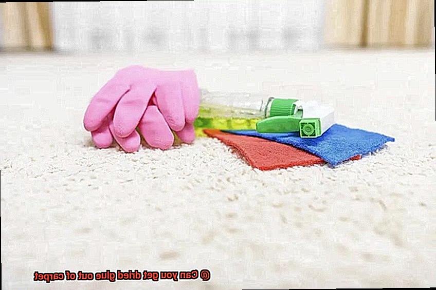 Can you get dried glue out of carpet-10