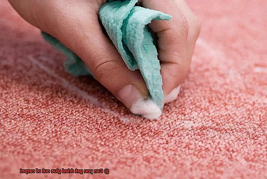 Can you get dried glue out of carpet-3