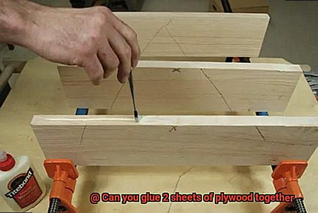 Can you glue 2 sheets of plywood together-5