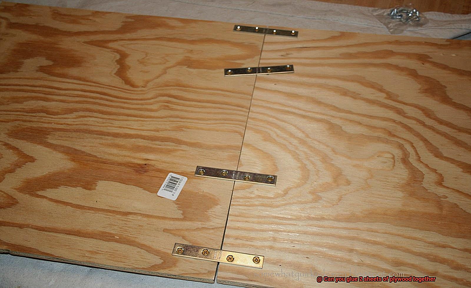 Can you glue 2 sheets of plywood together-3