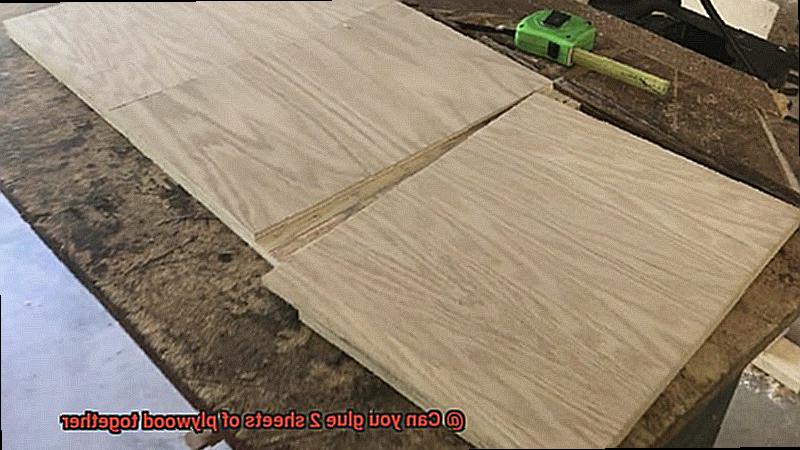 Can you glue 2 sheets of plywood together-10