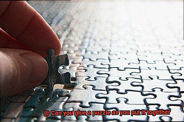 Can you glue a puzzle as you put it together-5