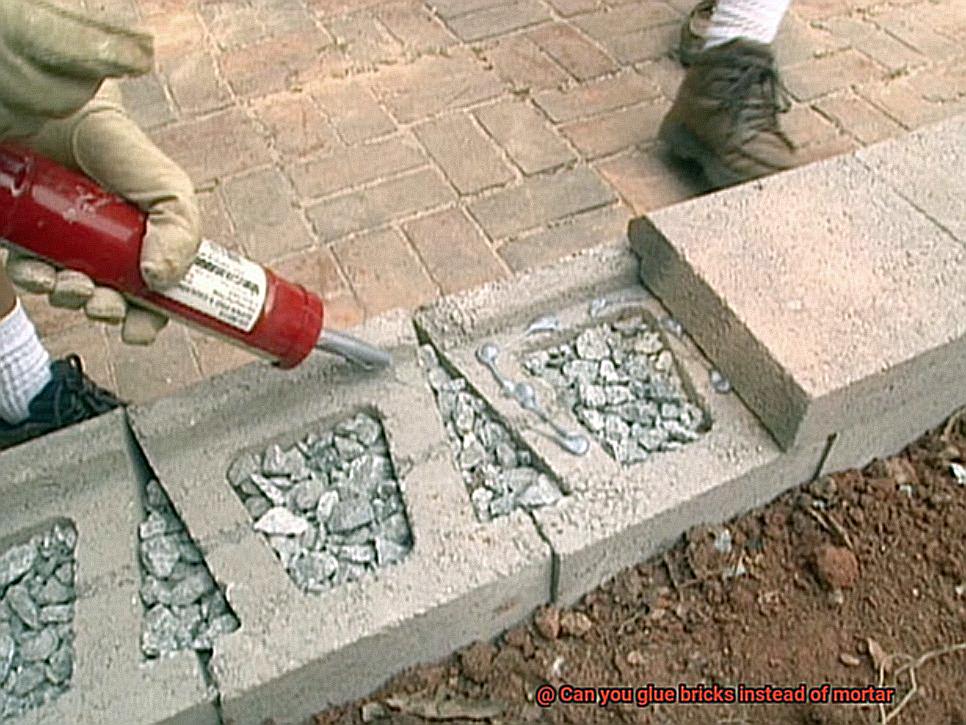 Can you glue bricks instead of mortar-4