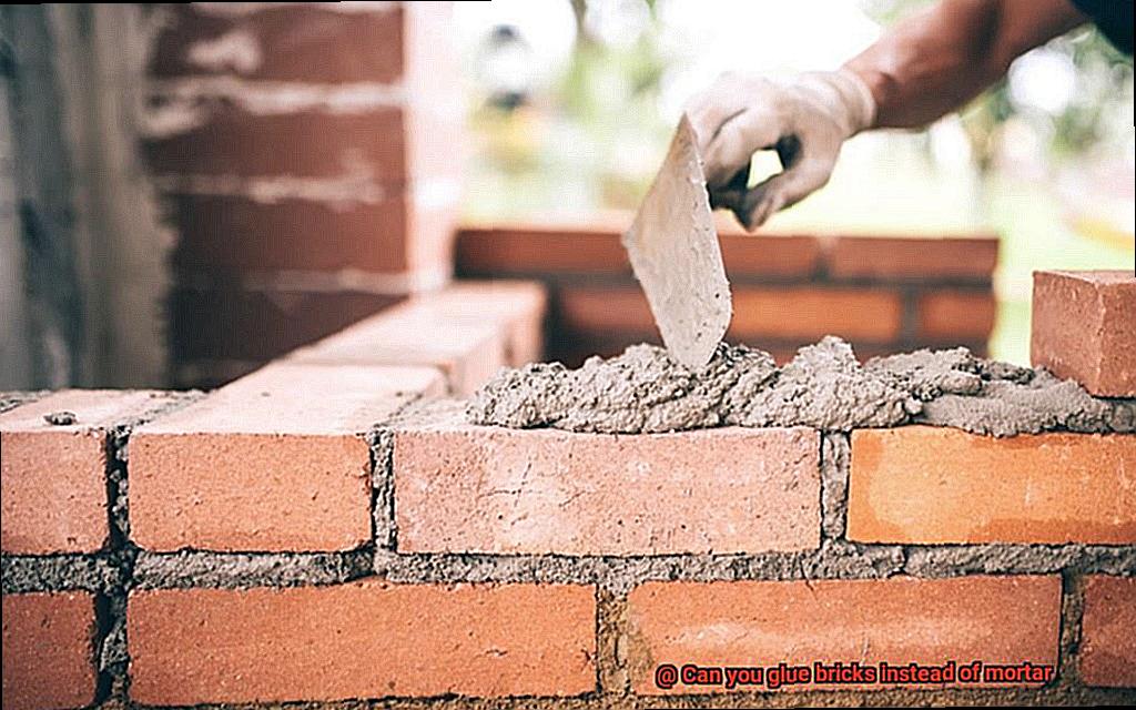 Can you glue bricks instead of mortar-2