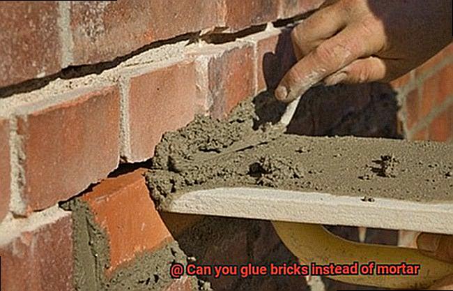 Can you glue bricks instead of mortar-7