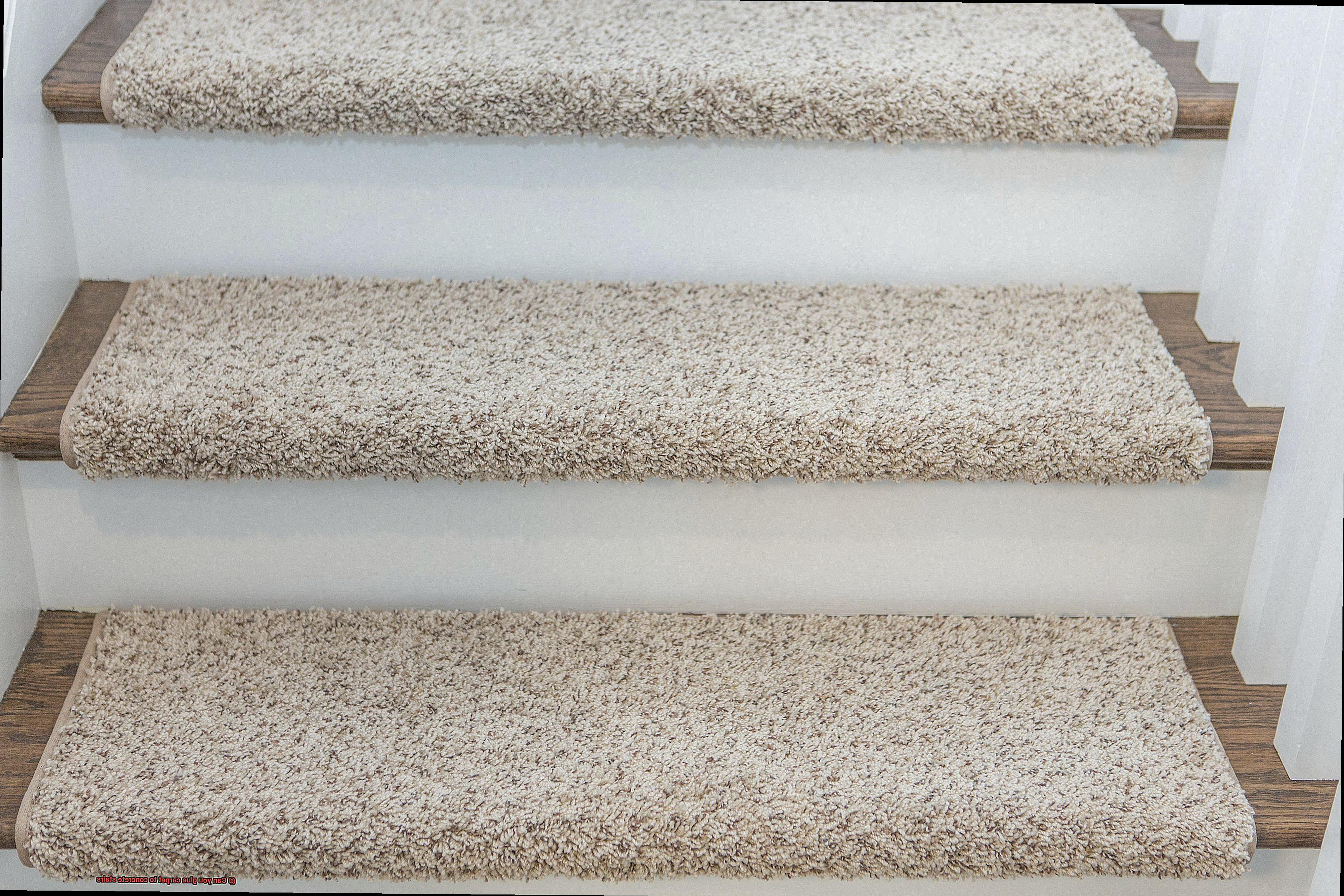 Can you glue carpet to concrete stairs-7