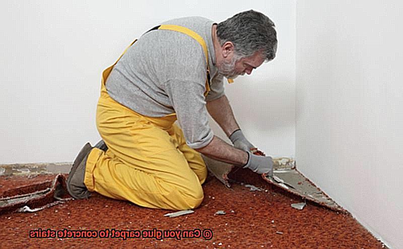 Can you glue carpet to concrete stairs-9