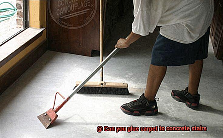 Can you glue carpet to concrete stairs-3