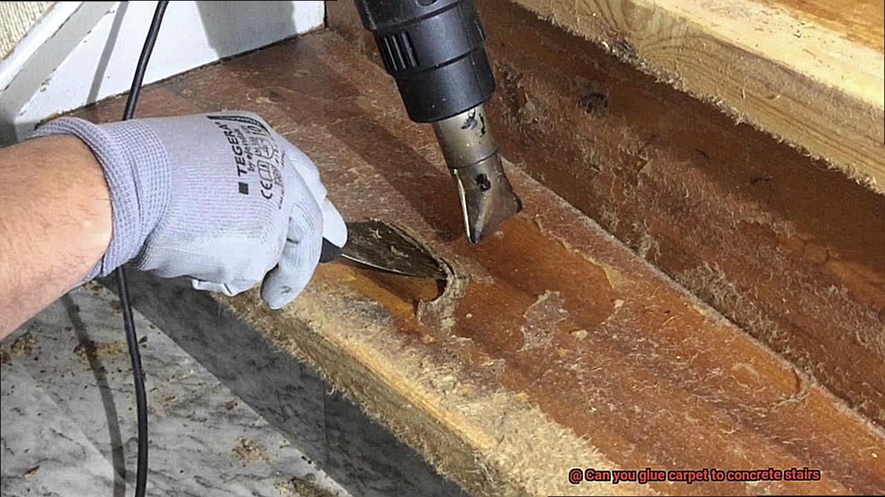 Can you glue carpet to concrete stairs-11