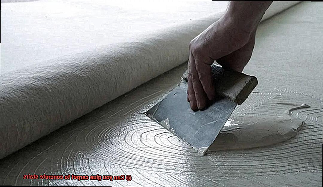 Can you glue carpet to concrete stairs-5