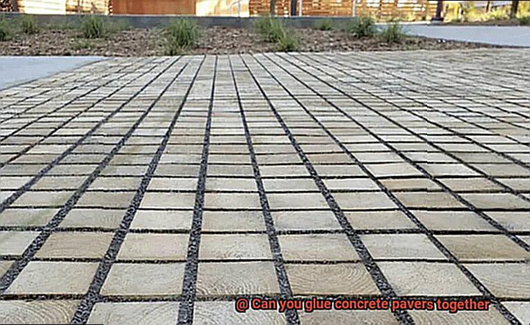 Can you glue concrete pavers together-3