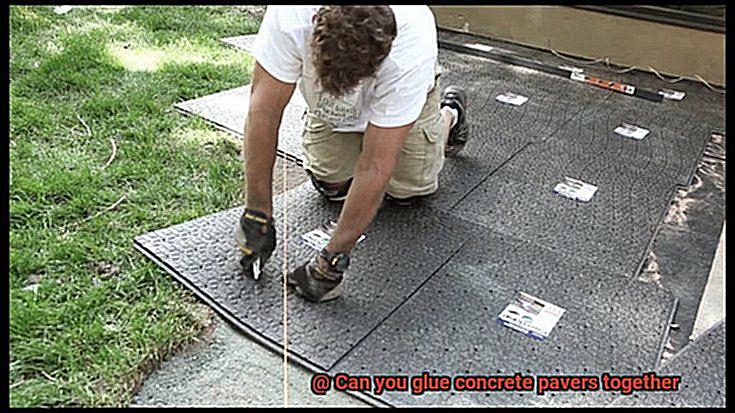 Can you glue concrete pavers together-6