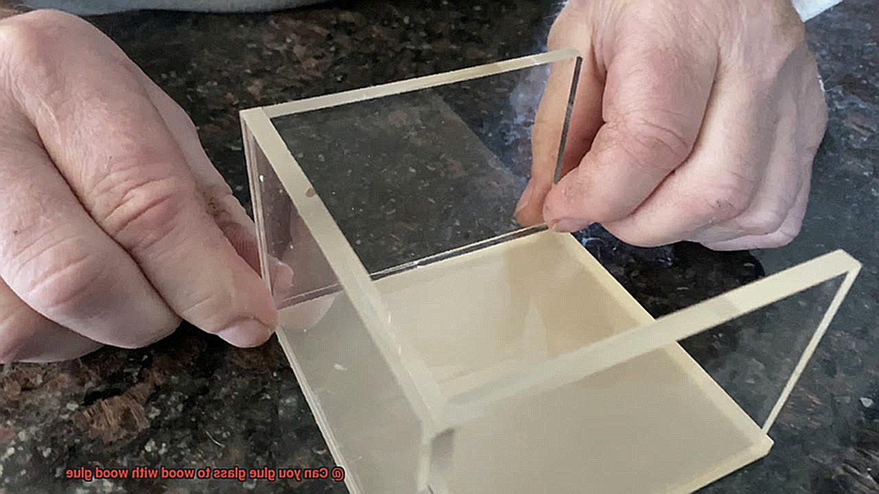 Can you glue glass to wood with wood glue-8