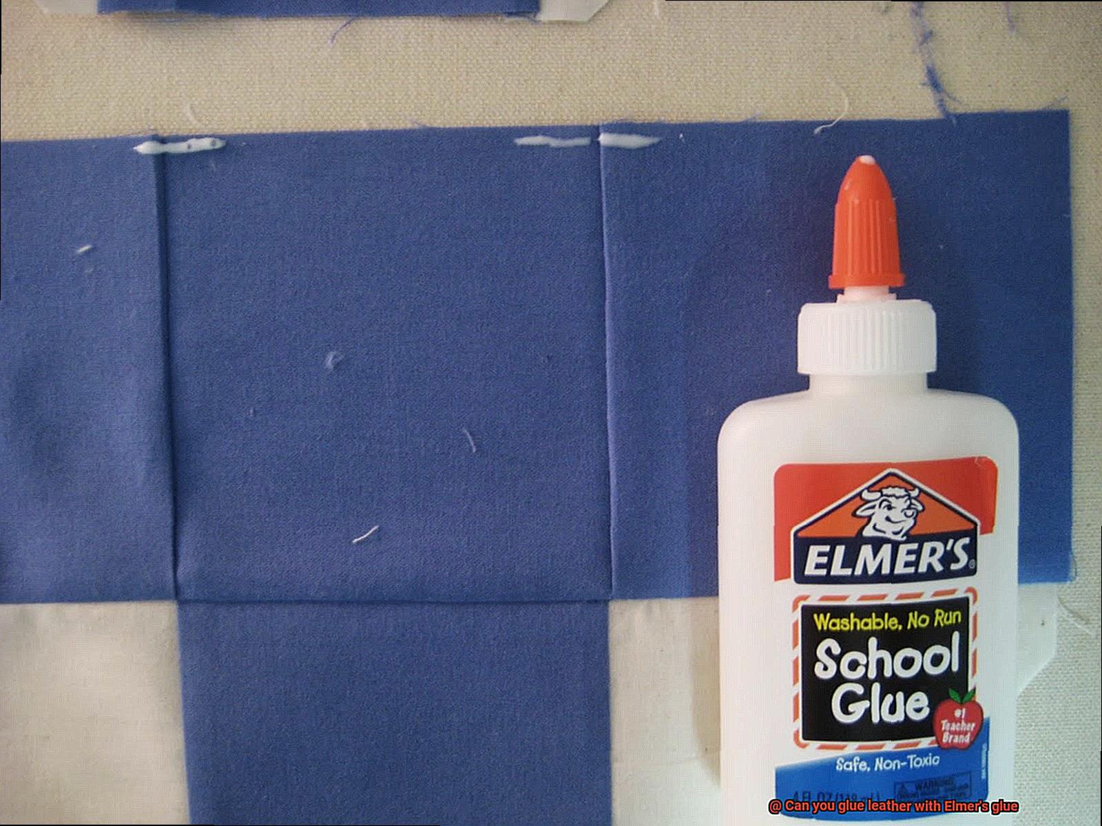 Can you glue leather with Elmer's glue-2