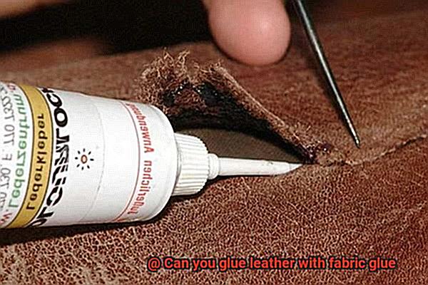 Can you glue leather with fabric glue-4