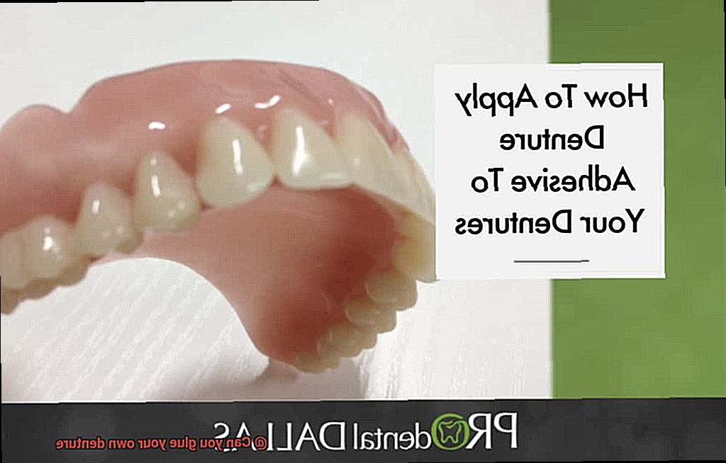 Can you glue your own denture-2