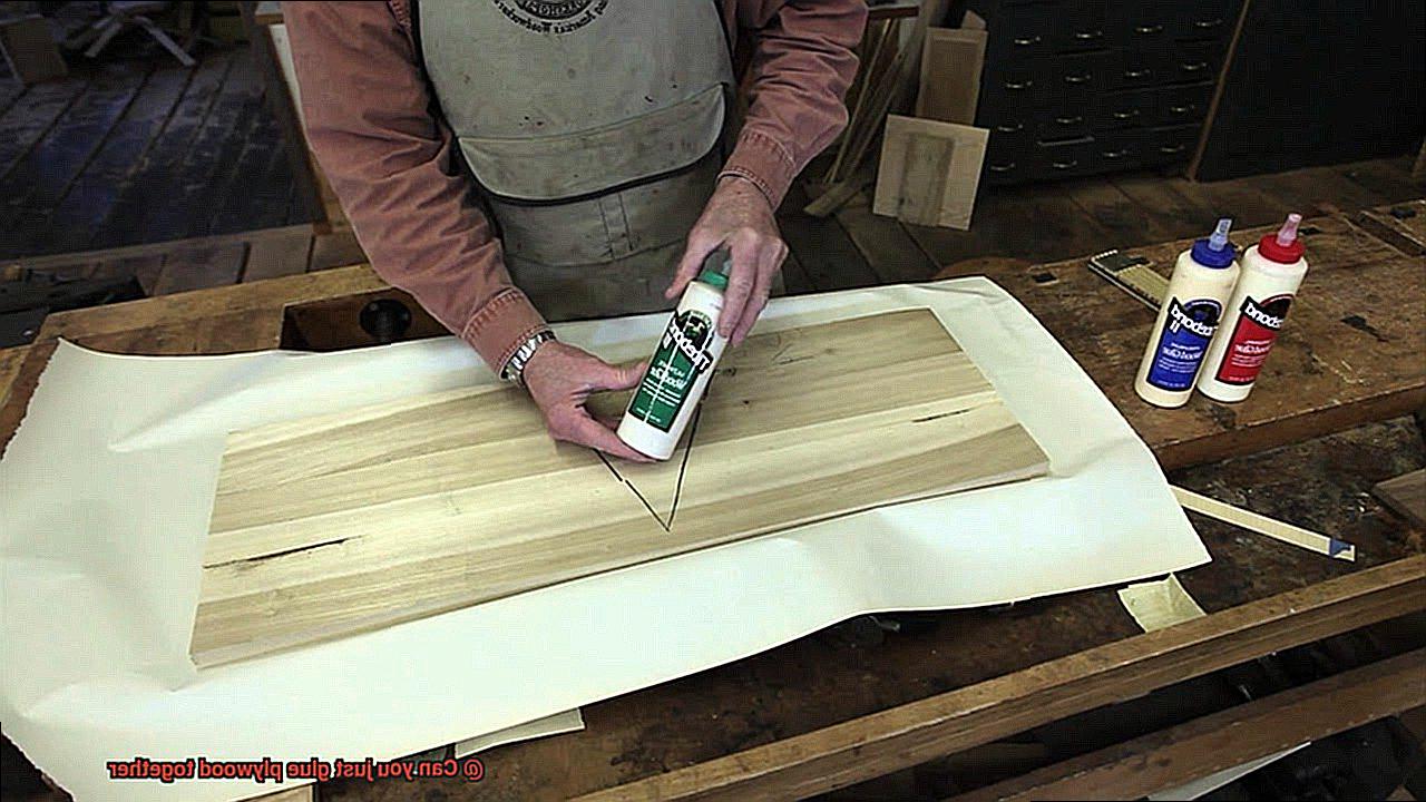 Can you just glue plywood together-6