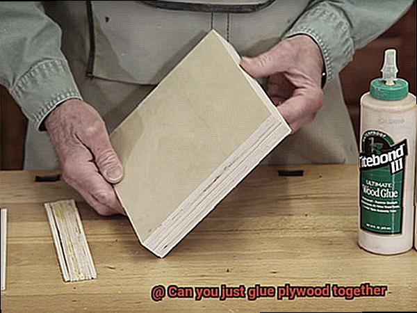 Can you just glue plywood together-7