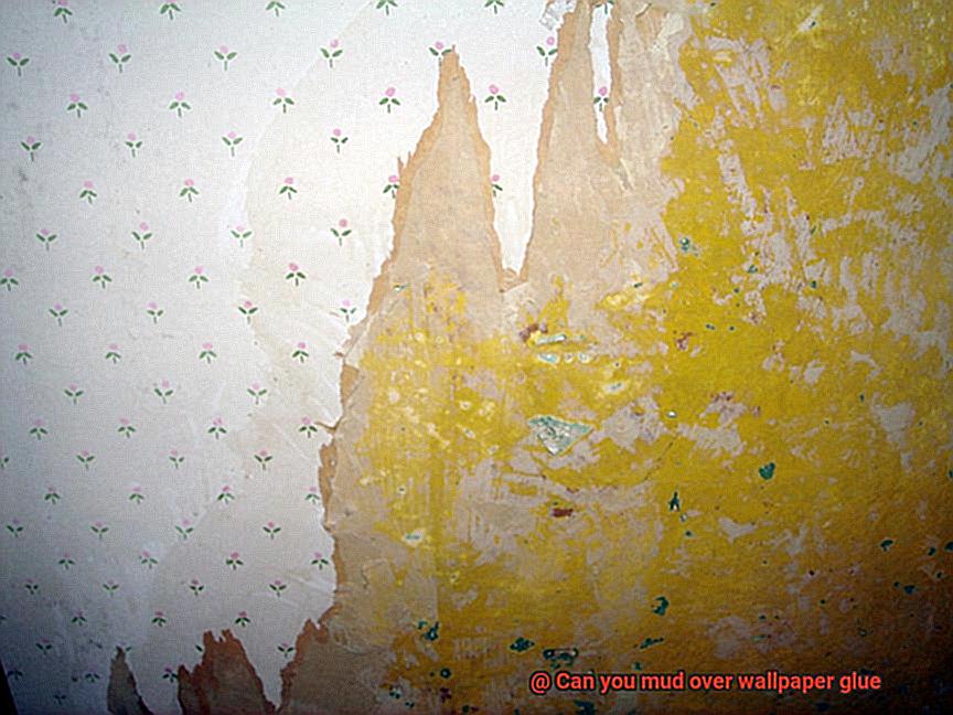 Can you mud over wallpaper glue-3