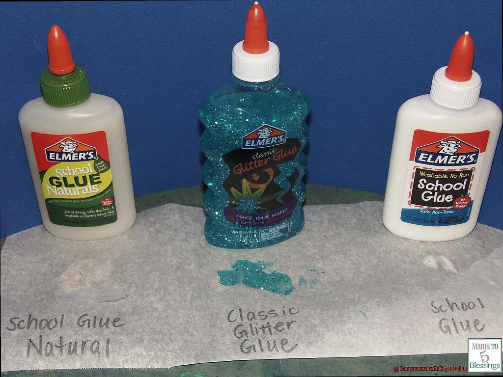 Can you seal with Elmer’s glue? Glue Things