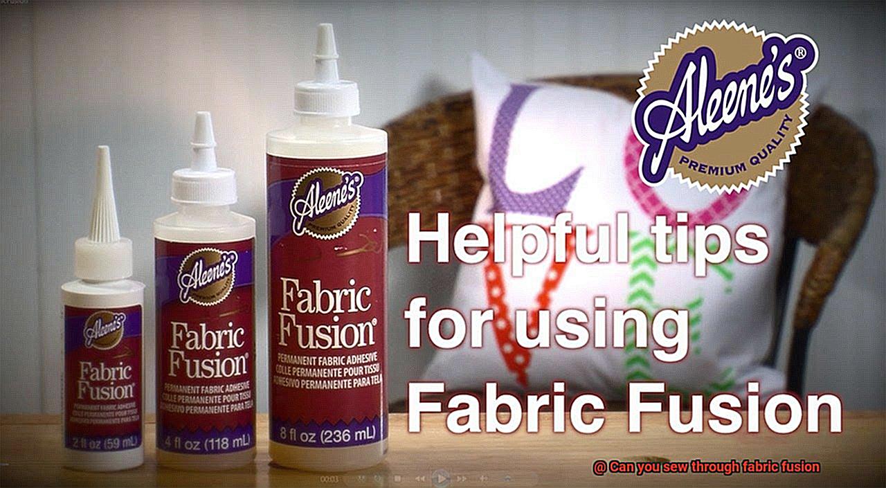 Can you sew through fabric fusion-4