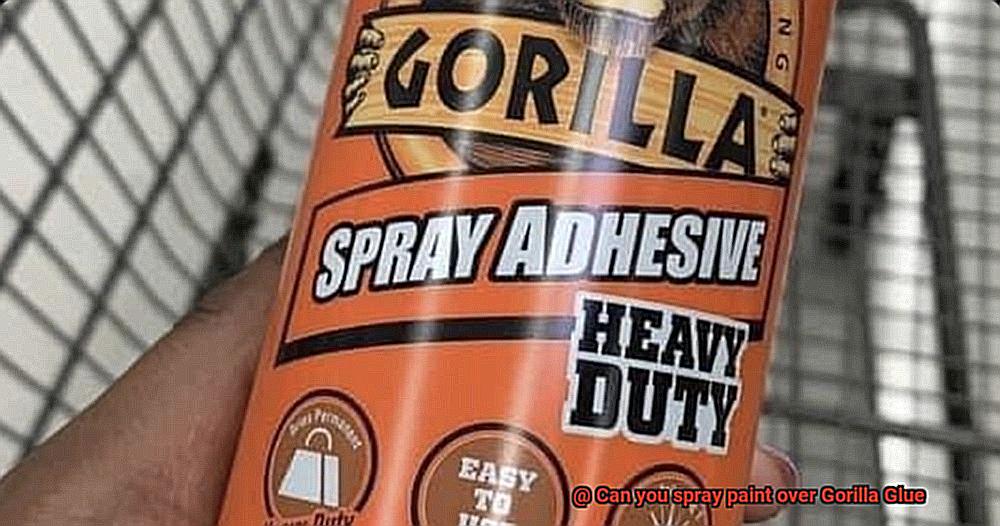 Can you spray paint over Gorilla Glue-2