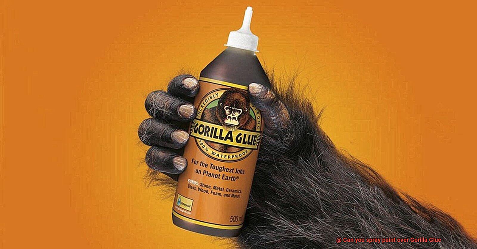 Can you spray paint over Gorilla Glue-7