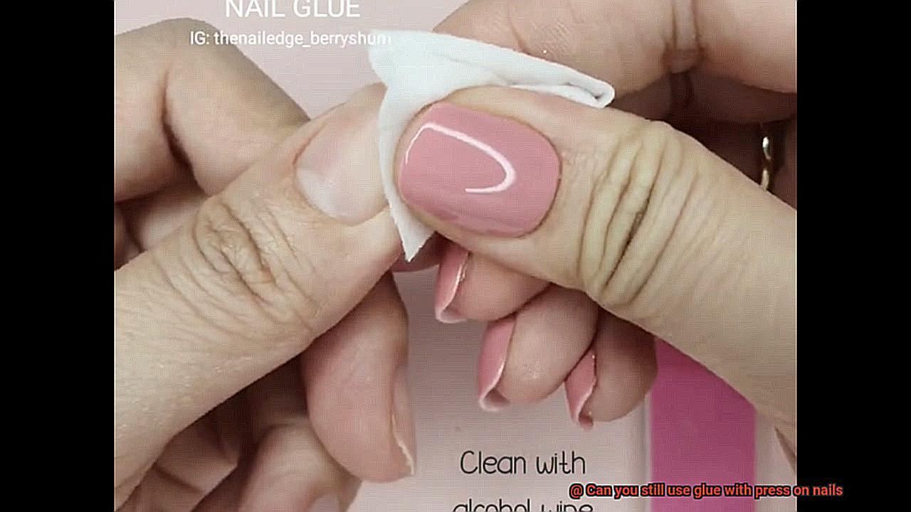 Can you still use glue with press on nails-3