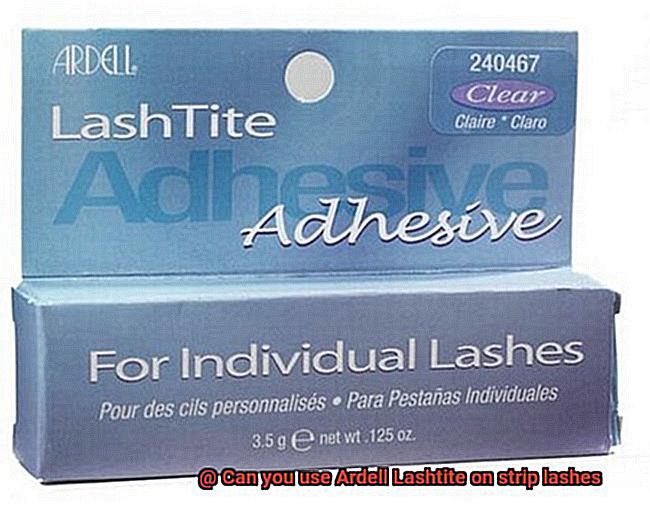 Can you use Ardell Lashtite on strip lashes-11