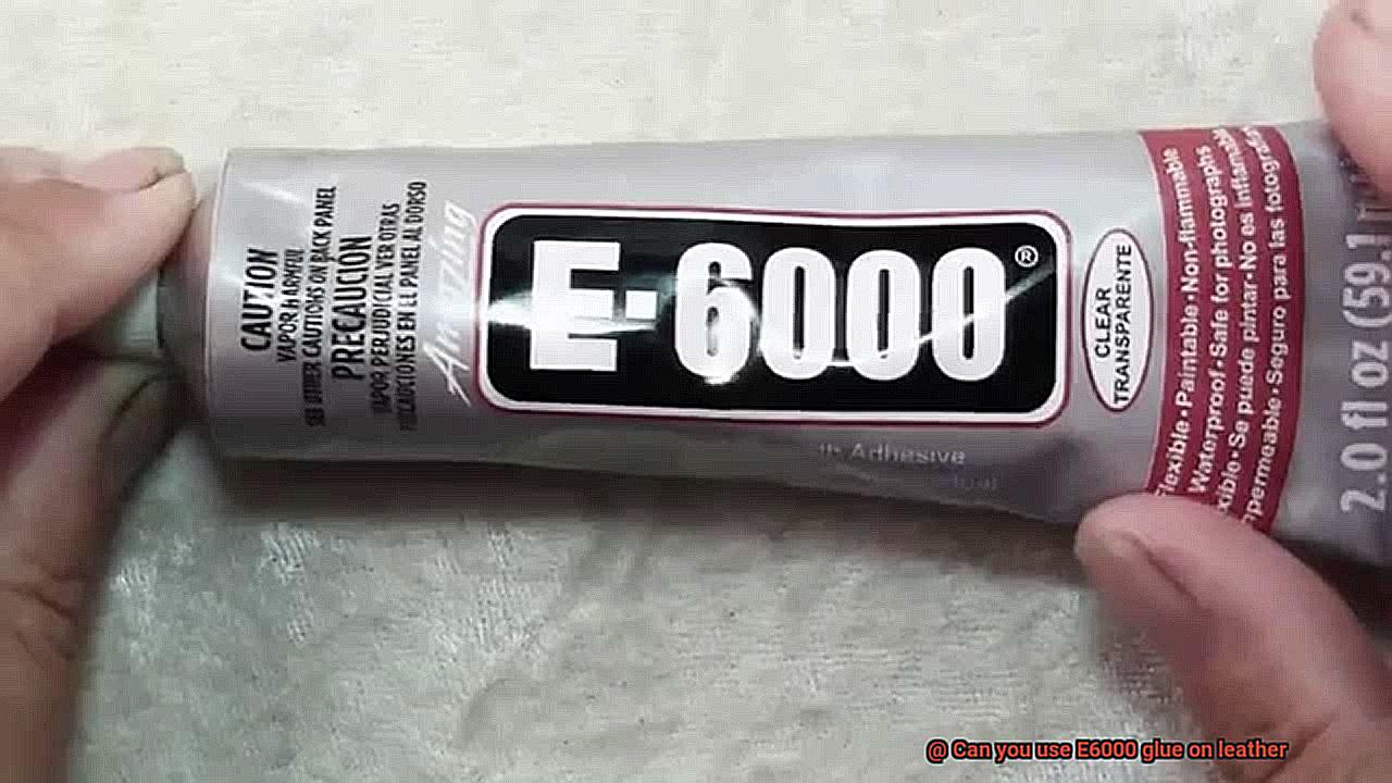 Can you use E6000 glue on leather-3