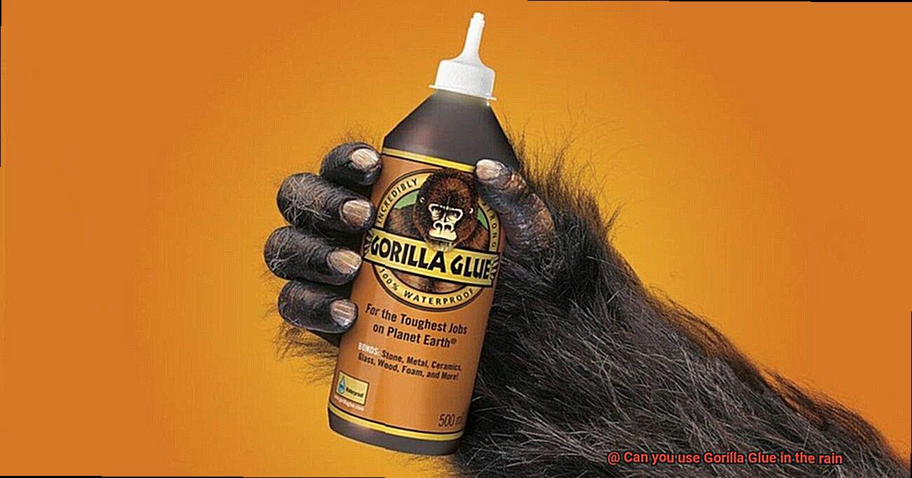 Can you use Gorilla Glue in the rain-2