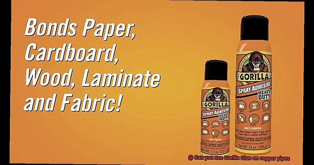 Can you use Gorilla Glue on copper pipes? Glue Things