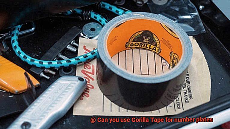 Can you use Gorilla Tape for number plates-5