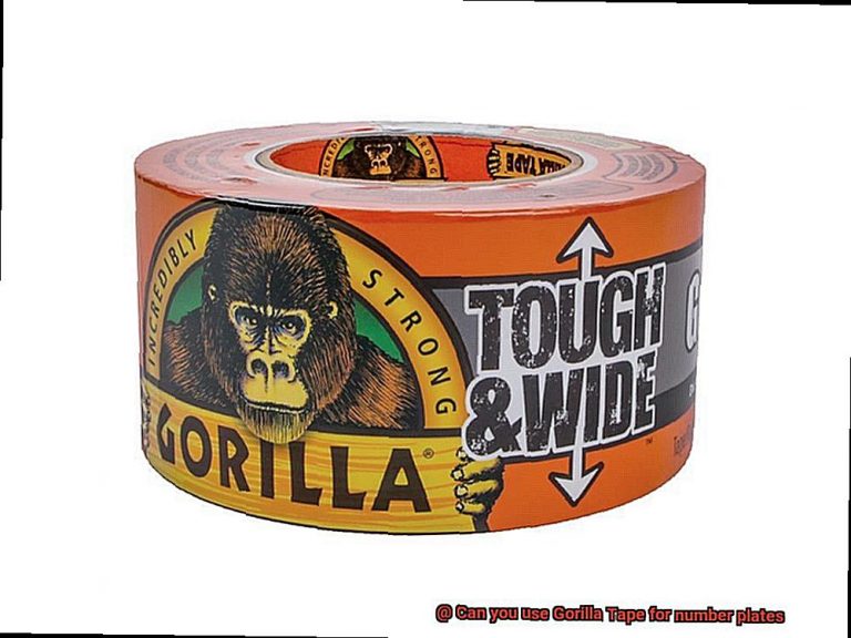 Can you use Gorilla Tape for number plates? Glue Things