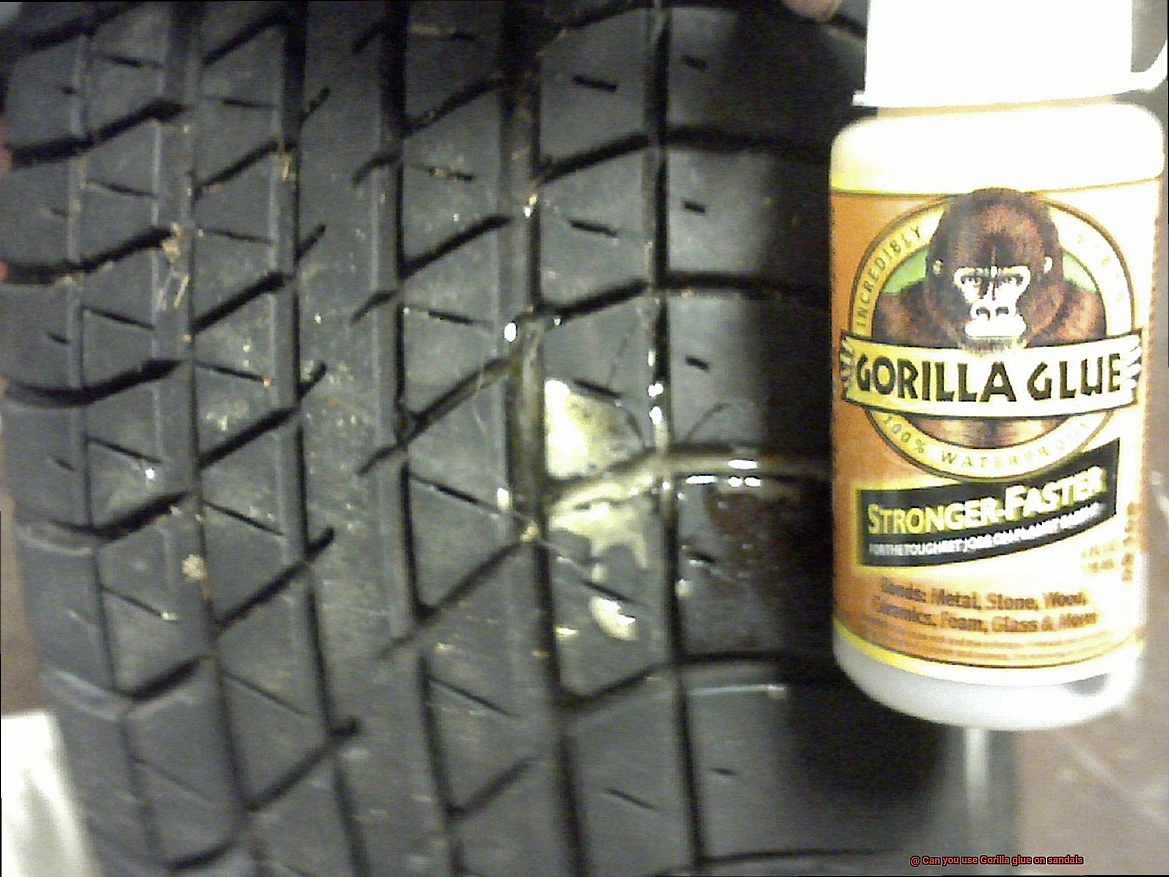 Can you use Gorilla glue on sandals-4