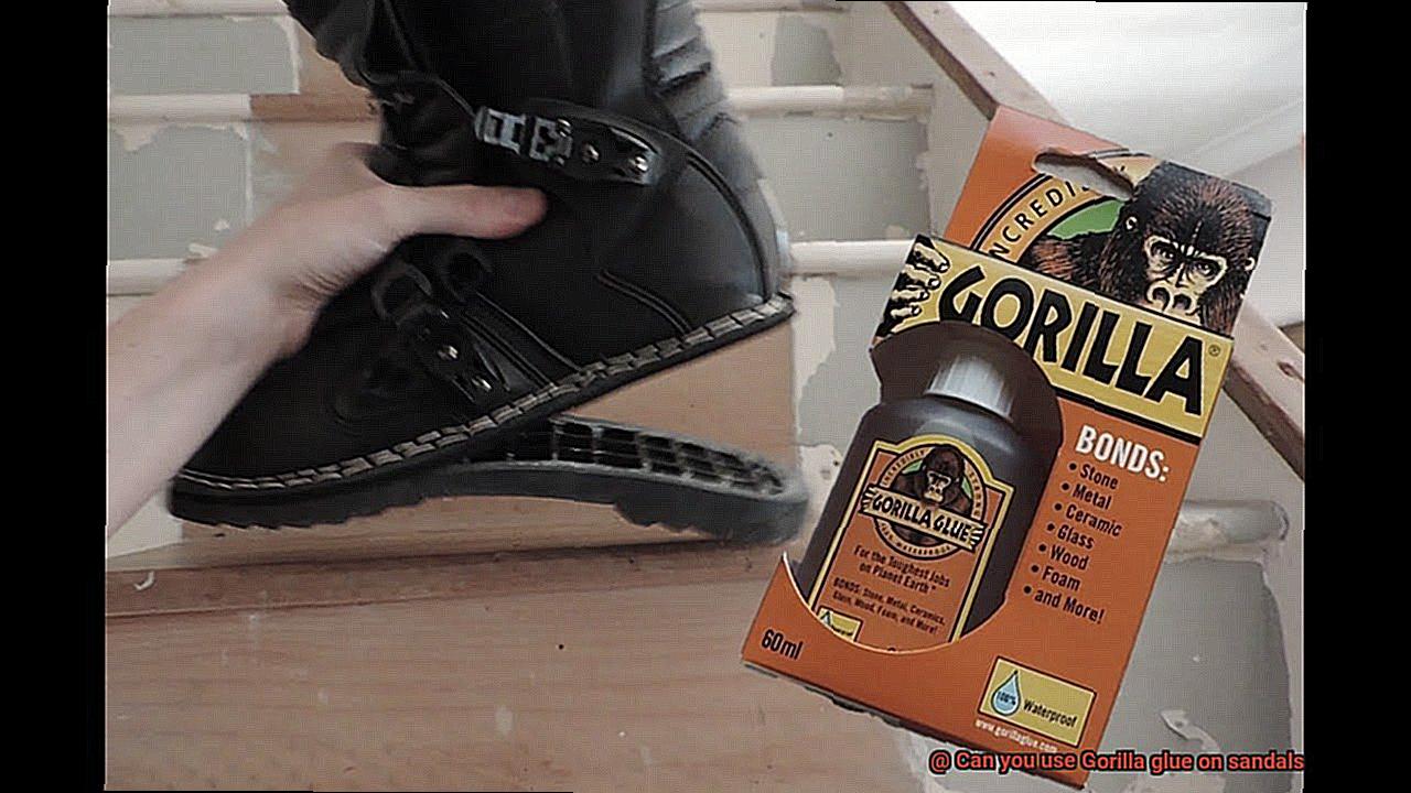 Can you use Gorilla glue on sandals-4