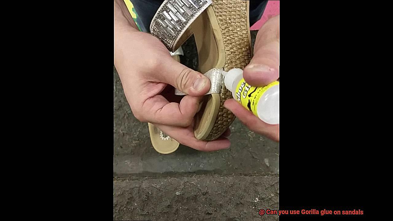 Can you use Gorilla glue on sandals-3