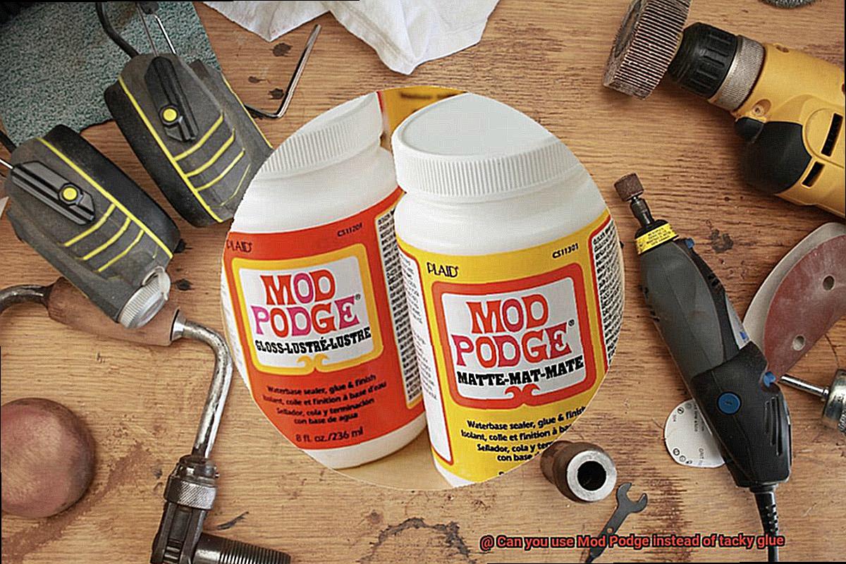 Can you use Mod Podge instead of tacky glue-6