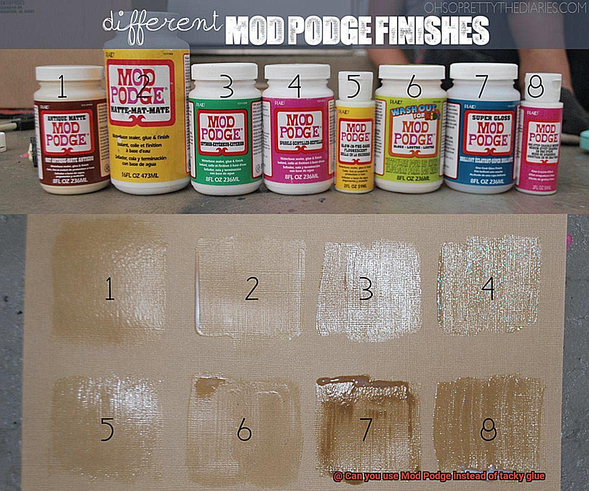 Can you use Mod Podge instead of tacky glue-5
