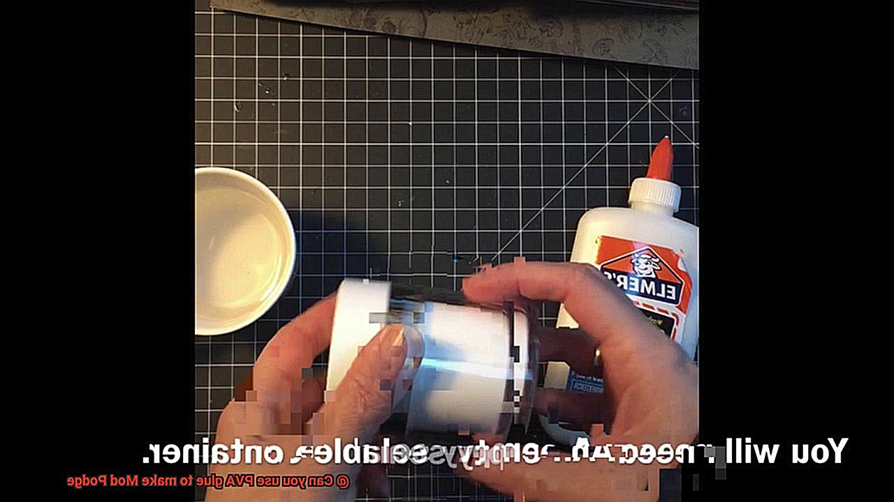 Can you use PVA glue to make Mod Podge-10