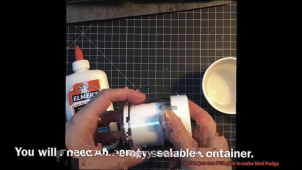 Can you use PVA glue to make Mod Podge-4