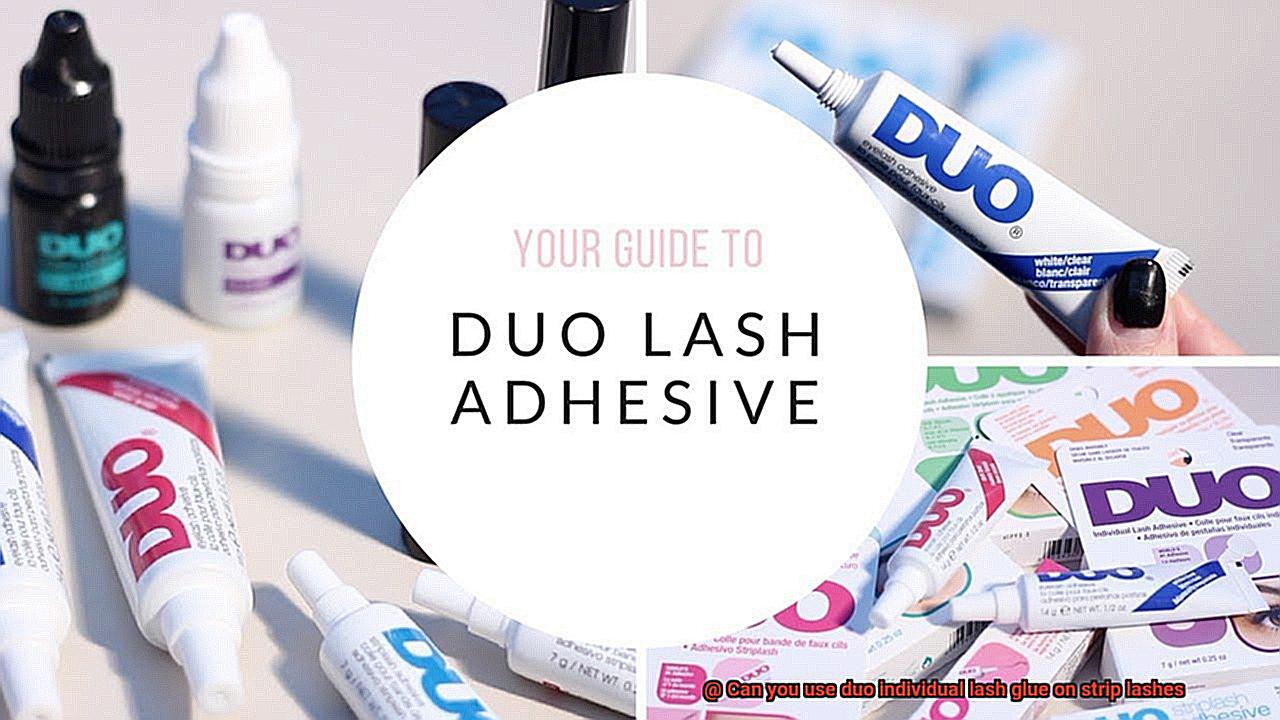 Can you use duo individual lash glue on strip lashes-13