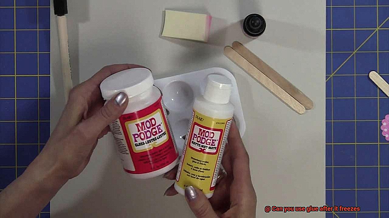 Can you use glue after it freezes-14