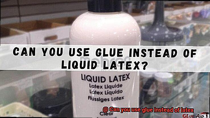 Can you use glue instead of latex-2