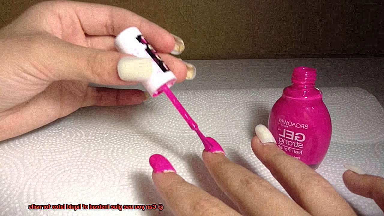 Can you use glue instead of liquid latex for nails-5