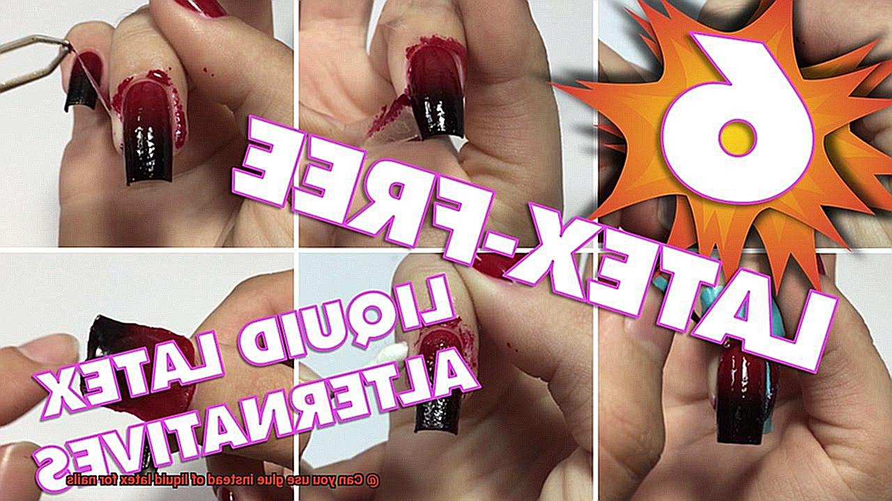 Can you use glue instead of liquid latex for nails-4