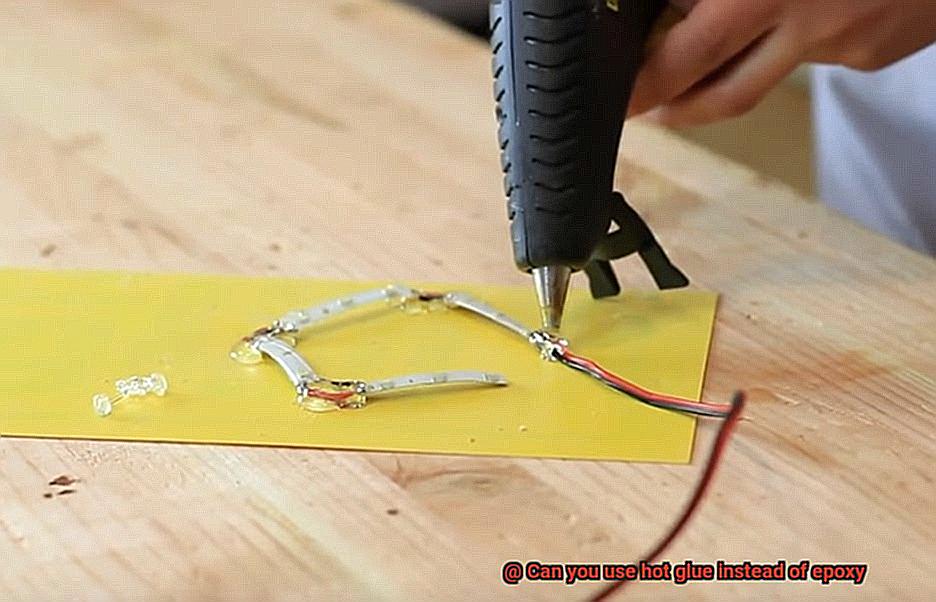 Can you use hot glue instead of epoxy-2